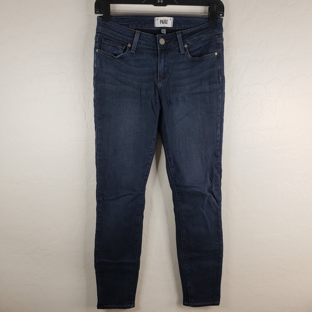 Paige‎ Jeans Pants Women's Size 26 Blue Denim Skinny Verdugo Ankle Stretch Jean